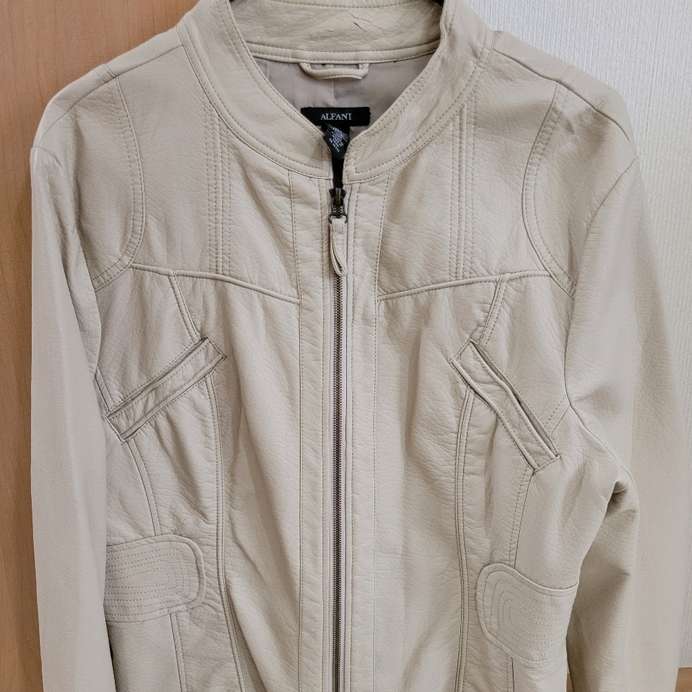 Alfani ladies leather like jacket